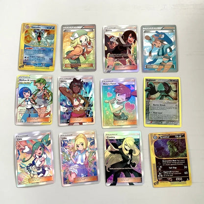 Pokemon 54pcs Mega Cards Box English Shining Energy Battle Toys Trading Card Game Kids Boys Gift
