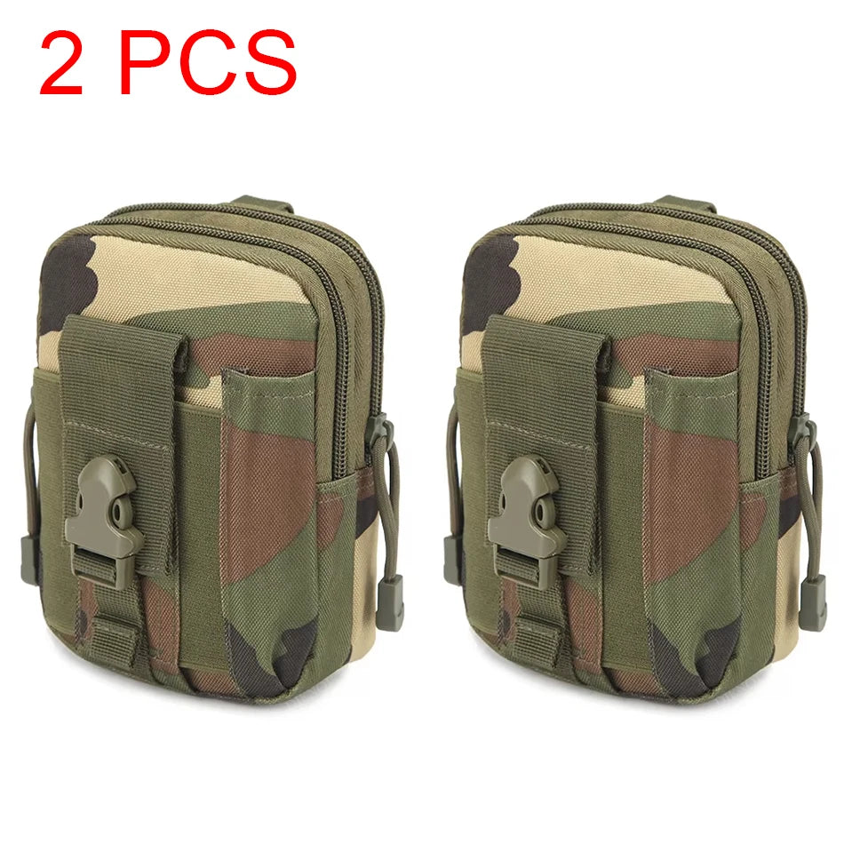 Tactical Molle Waist Bag Phone Pouch Belt Fanny Pack