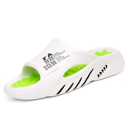 Summer Man Massage Slippers Indoor Outdoor Beach Sandals Soft Bottom Casual Male Flip Flops Mens