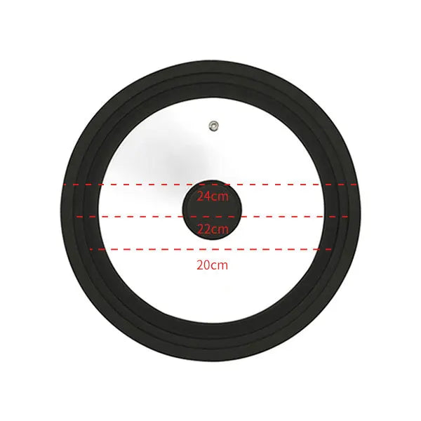 Universal Tempered Glass Lid for Pots & Pans – Multi-Size