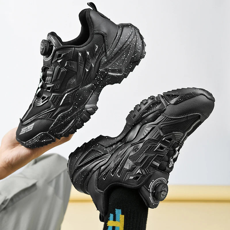 Men's Lace-Free Rotating Buckle Sneakers