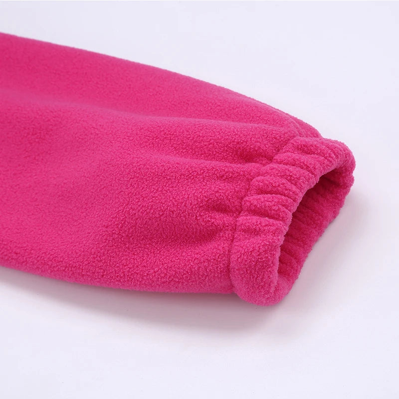 Women's Polar Fleece Jacket – Windproof Thermal Outdoor Coat