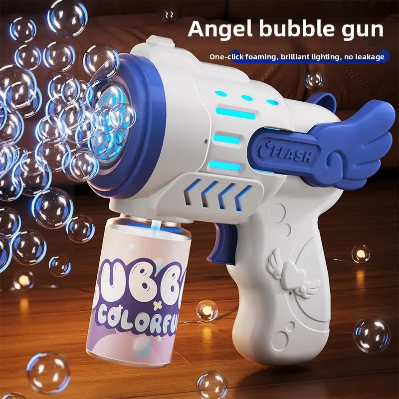 Automatic Bubble Gun Toy – Kids Outdoor Bubble Blower Machine