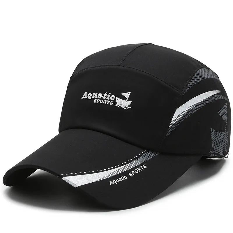 Aquatic Sports Embroidered Baseball Cap – Lightweight Mesh Unisex Hat