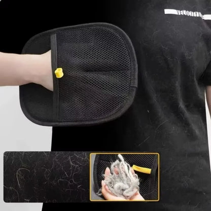 Pet Hair Remover Glove – Double-Sided Deshedding Brush for Dogs & Cats