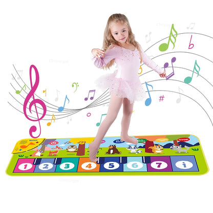 Kids Piano Mat Musical Floor Keyboard Toy for Toddlers