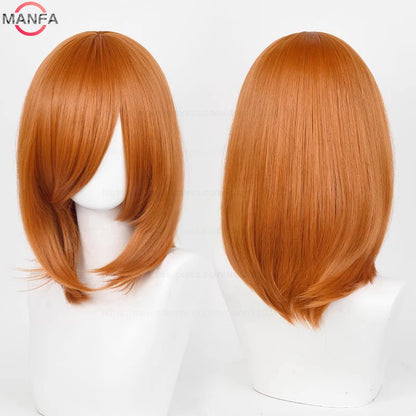 Anime Cosplay Wig - 40cm Medium Straight Wig with Bangs