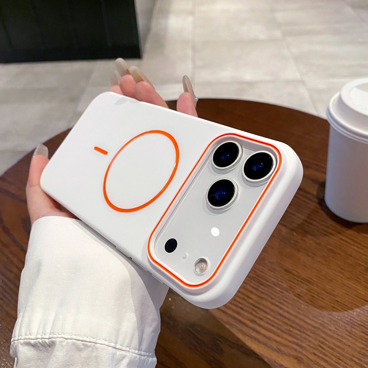 Ultrathin Simple Magnetic Phone Case Iphone 11 12 13 14 15 16 17 18 Pro Max Air Wireless Charging