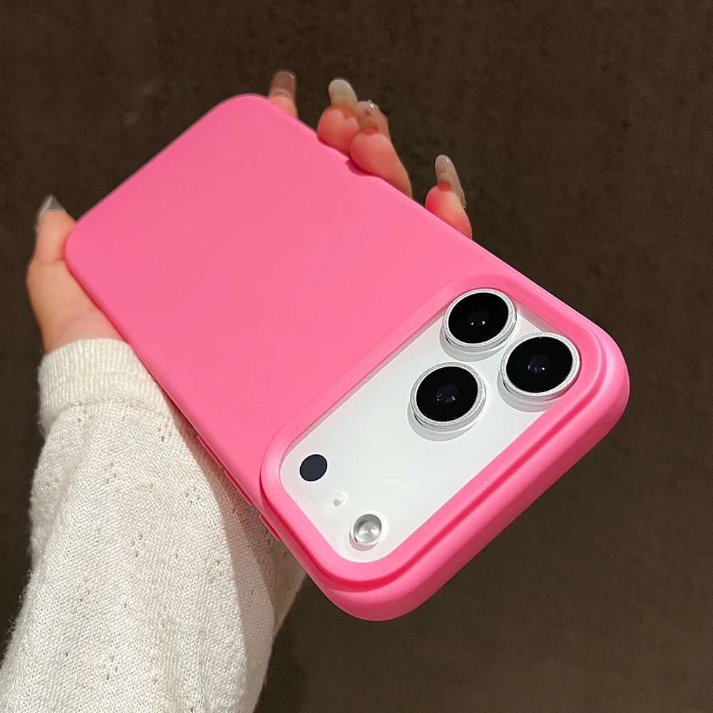 Candy Color Silicone Protective Phone Case Iphone 17 Pro Max Air Shockproof Matte Soft Tpu Bumper