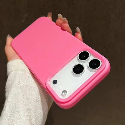 Candy Color Silicone Protective Phone Case Iphone 17 Pro Max Air Shockproof Matte Soft Tpu Bumper