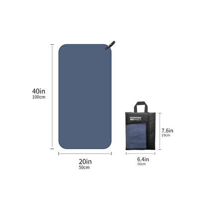 Microfiber Travel Towel with Mesh Bag – Quick Dry & Absorbent