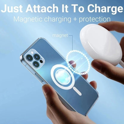Magnetic Original Magsafing Case Iphone 13 15 12 11 14 16 Pro Max Mini X Xs Xr Plus Se Silicone