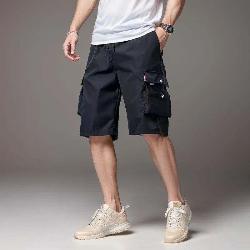 Men's Multi-Pocket Cargo Jogger Pants – Loose Casual Outdoor