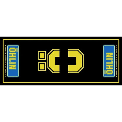 Motorcycle Parking Mat – Racing Display Carpet for Bike & Garage