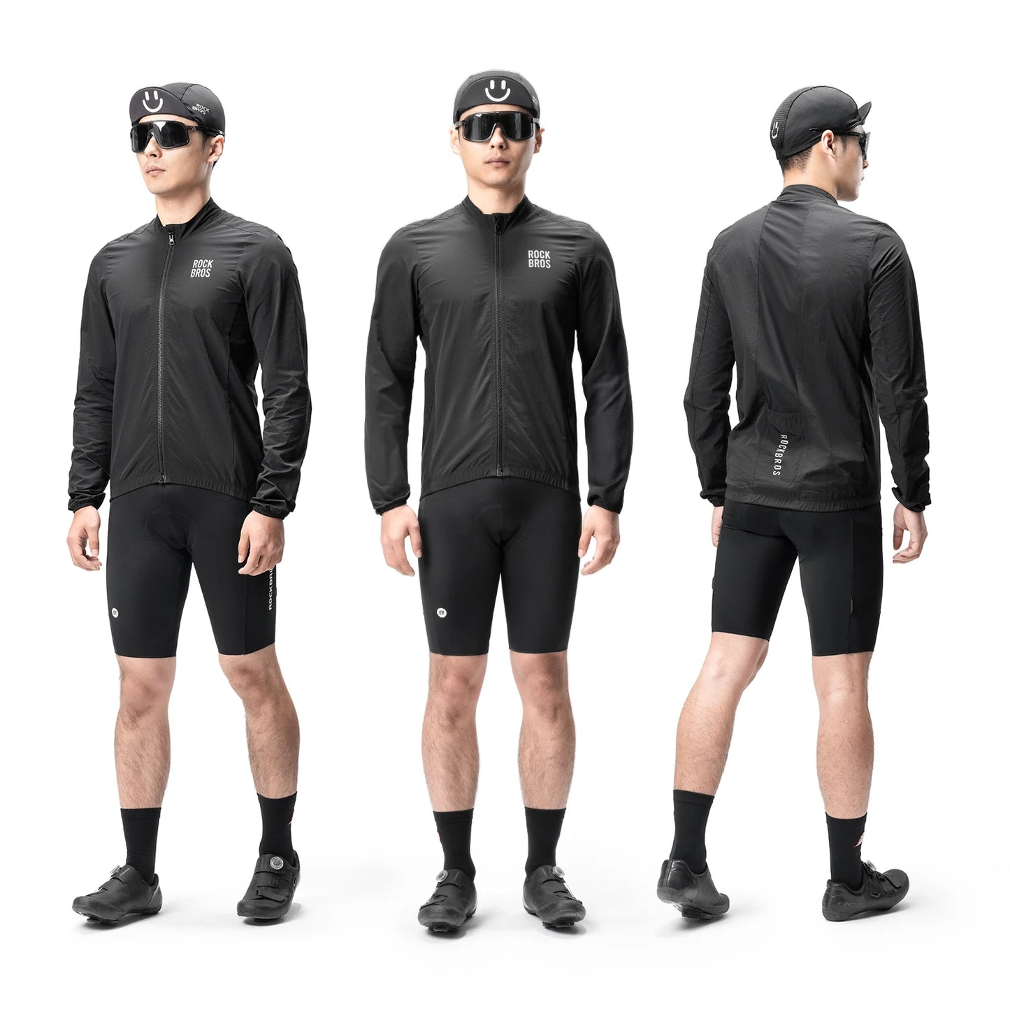 Cycling Windbreaker Jacket – ROCKBROS Lightweight Reflective Bike Coat