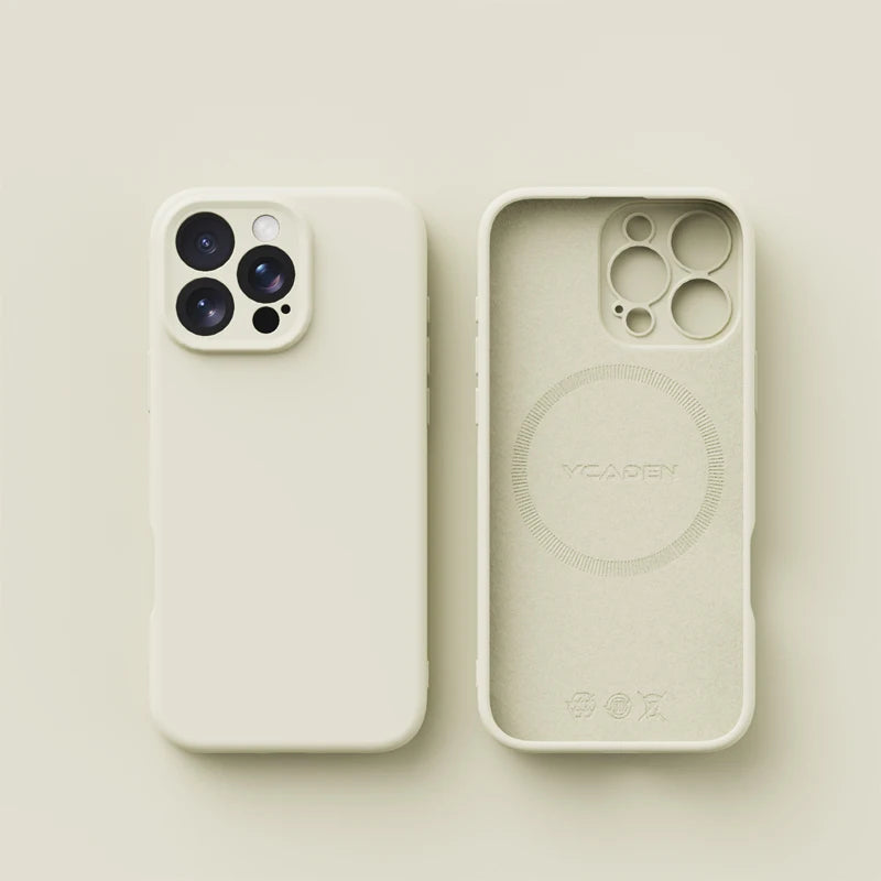 Original Magnetic Magsafe Phone Case Iphone 16 15 14 12 13 17 Pro Max Plus Liquid Silicone Wireless