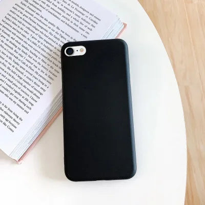 Case Iphone 7 8 Se 2020 2022 Shockproof Tpu Liquid Silicone Protective Phone Back Cover Soft - Soft