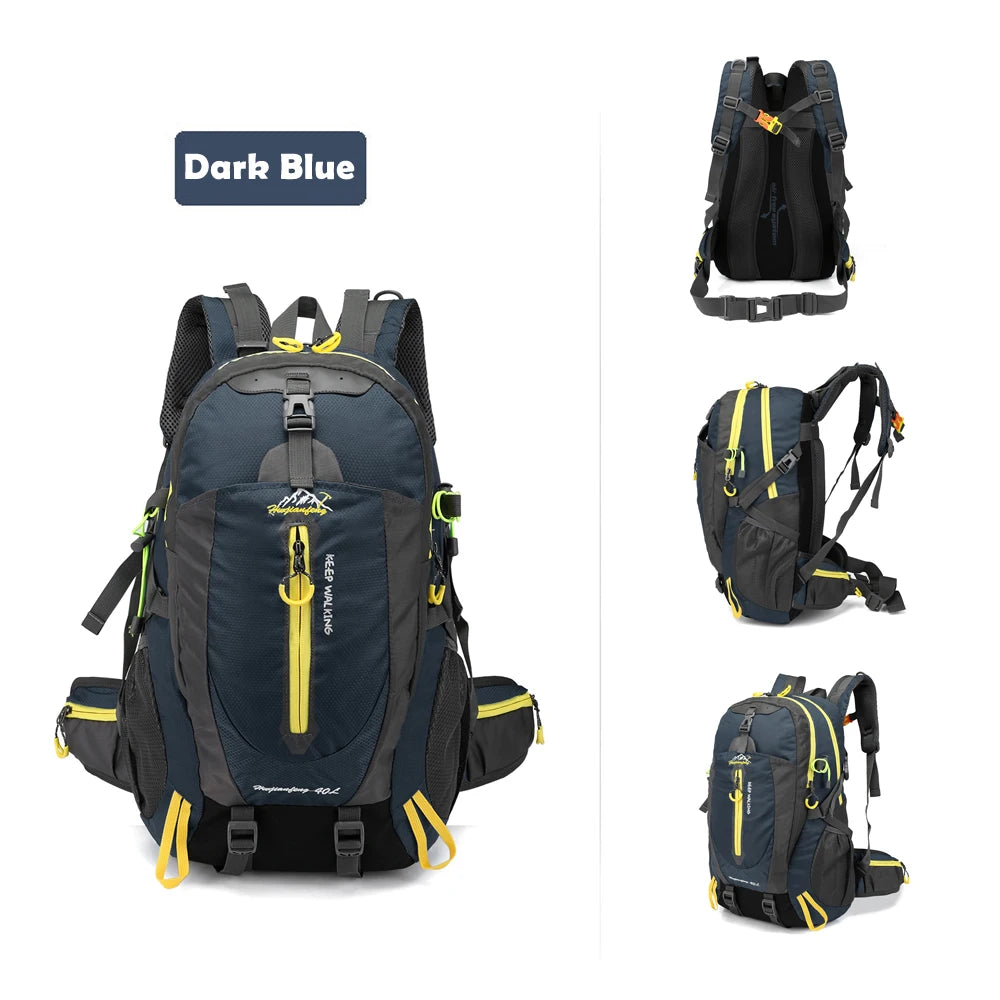 40L Hiking Backpack – Water-Resistant Travel & Camping Bag