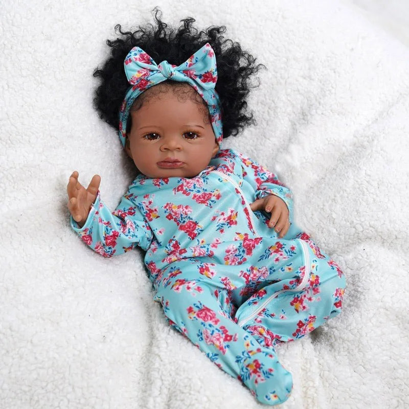 20 Inch Reborn Baby Doll Soft Touch 3D Paint Collectible Art Gift