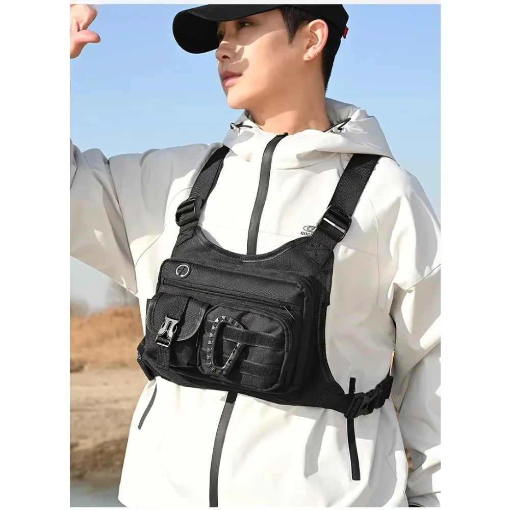 Tactical Chest Bag – Outdoor Vest Pack for Running & Cycling