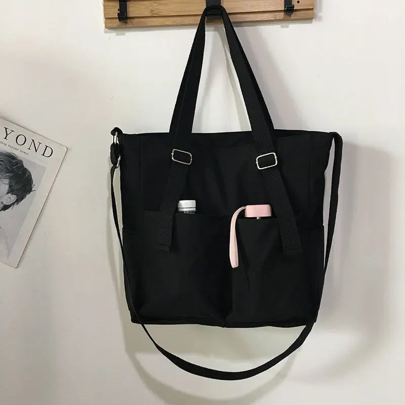 Waterproof Oxford Tote Bag – Large Capacity Women's Shoulder & Crossbody Handbag