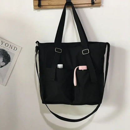 Waterproof Oxford Tote Bag – Large Capacity Women's Shoulder & Crossbody Handbag