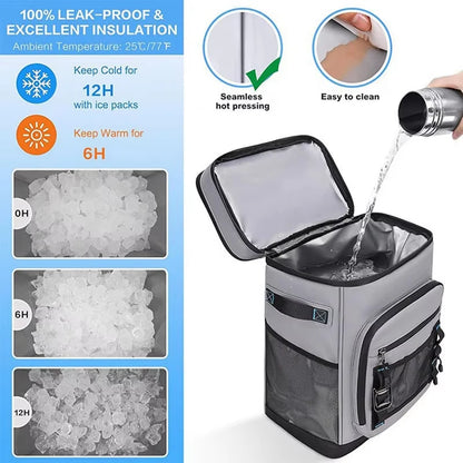30L Insulated Cooler Backpack – Waterproof & Leak-Proof