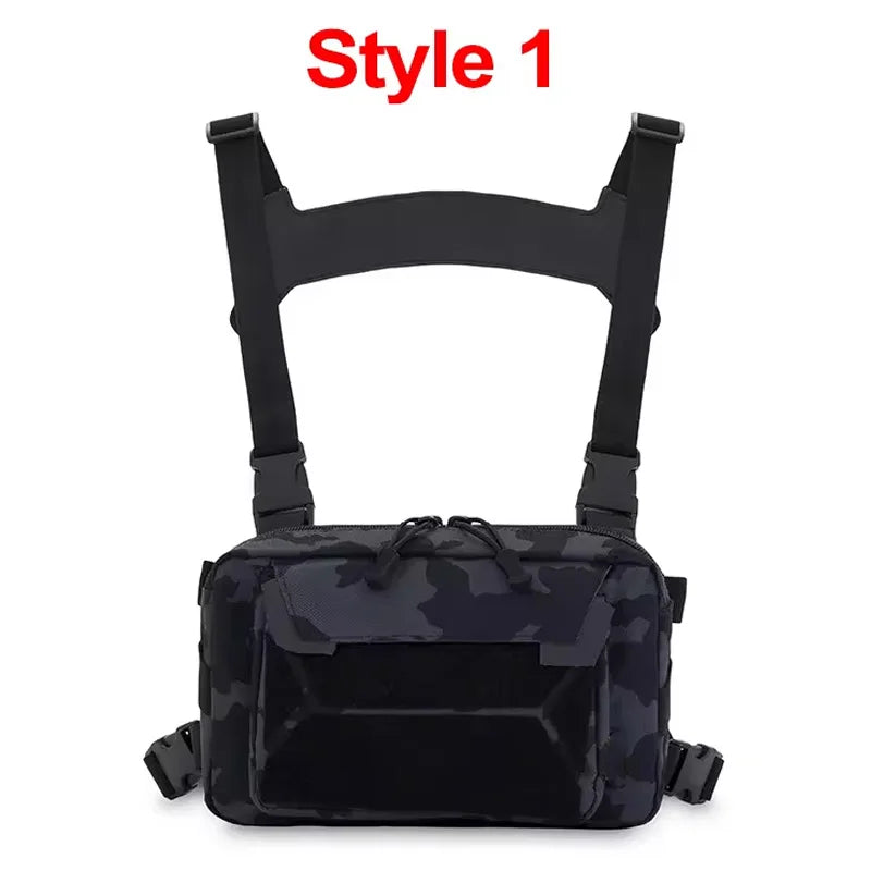 Tactical Chest Rig Bag – Outdoor Vest Pack for Hiking & Camping