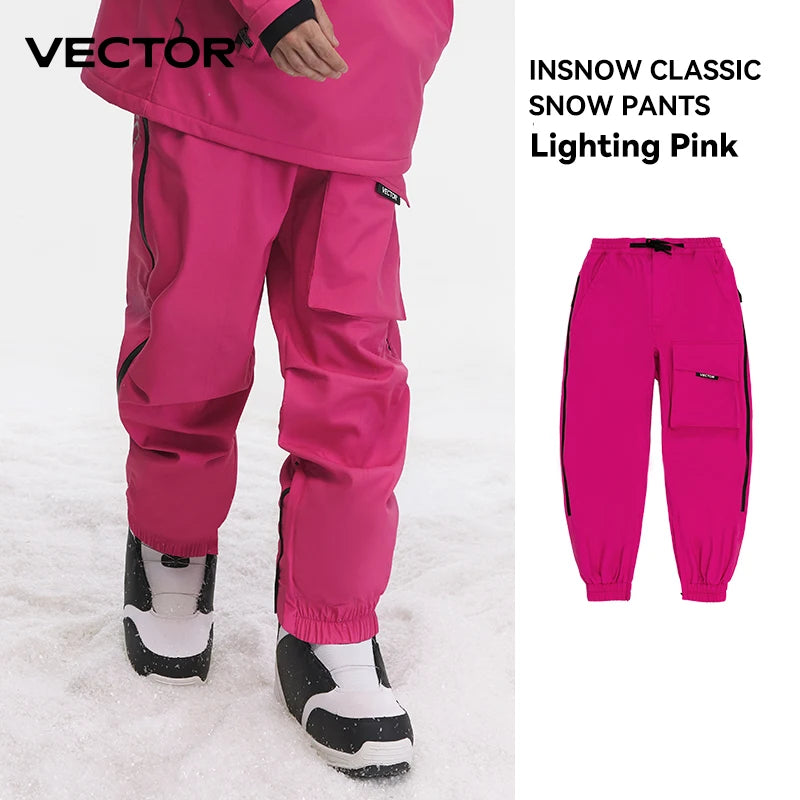 Ski Jacket & Pants Set – Waterproof Windproof Winter Ski Suit for Men & Women