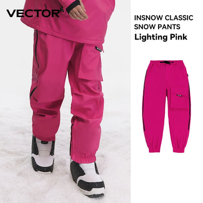 Ski Jacket & Pants Set – Waterproof Windproof Winter Ski Suit for Men & Women