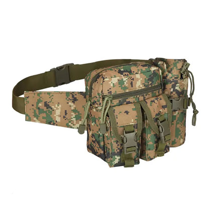 Tactical Waist Pack with Water Bottle Holder – Men's Outdoor Fanny Pack