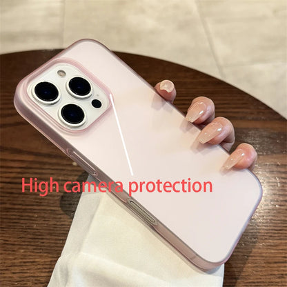 Soft Matte Candy Transparent Phone Case Iphone 16 15 14 Pro Max Plus 13 12 11 Xr Xs Xsmax 8