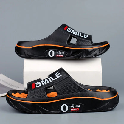 Summer Men S Massage Slippers Indoor Outdoor Sandals Beach Casual Shoes Soft Slides Flip-Flops Women