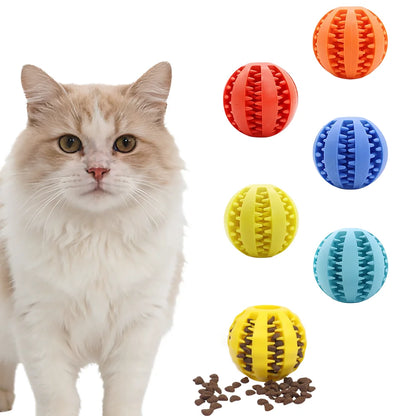 Dog Treat Dispensing Ball – Interactive Chew & Puzzle Toy