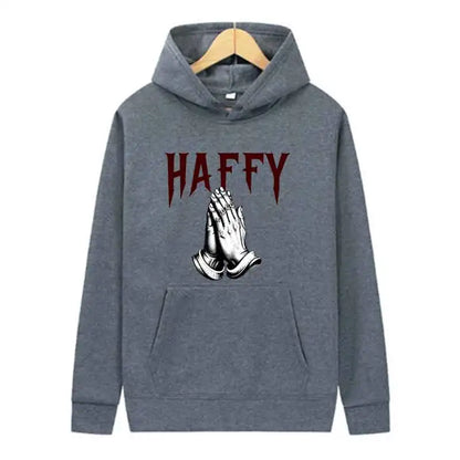 Letter Print Hoodie Y2K Streetwear Pullover Sweatshirt