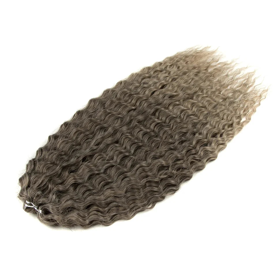 Idol 300g 22 Inch Ariel Curl Hair Water Wave Twist Crochet Synthetic Ombre Rainbow Color Braiding