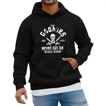 Letter Print Hoodie Casual Streetwear Fleece Pullover