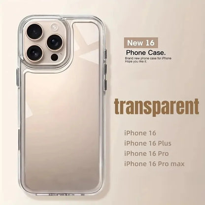 Clear Silicone Phone Case Iphone 17 Air 15 14 13 12 11 16 Pro Max Plus Transparent Shockproof