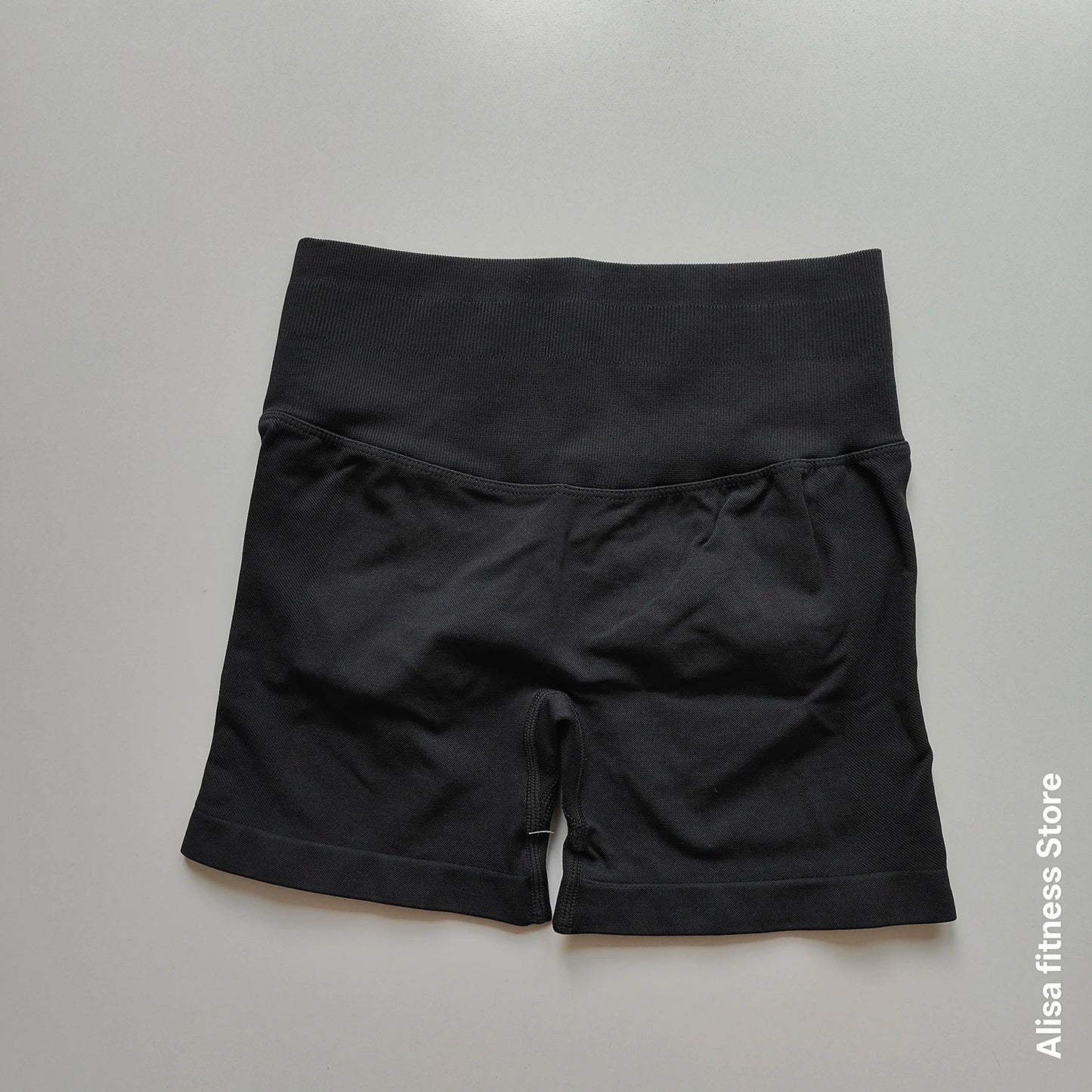 High-Waist Seamless Yoga Shorts – Women's Tummy Control Biker Shorts