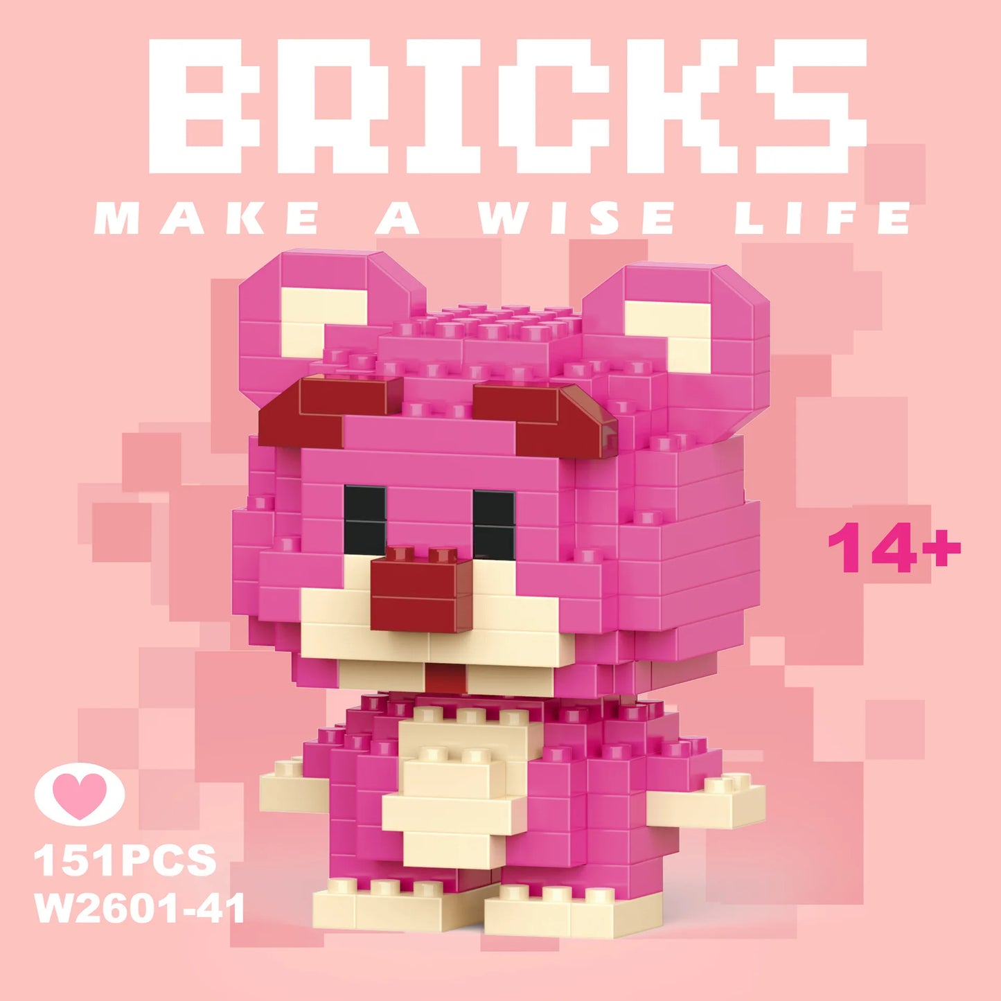 Disney Cartoon Mini Building Blocks – Linabell, Lotso, Winnie, Stellalou & Friends