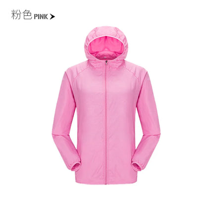 Waterproof Rain Jacket for Men & Women – Quick Dry Outdoor Coat