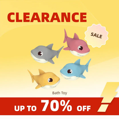 Wind-Up Shark Baby Bath Toy – Cartoon Summer Water Play