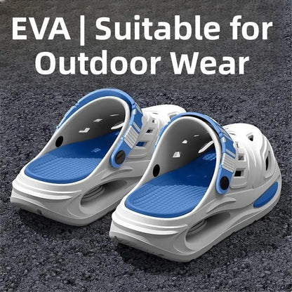 Men's Outdoor Clog Slippers – Thick EVA Anti-Slip Sole