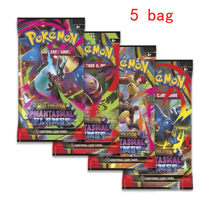360 Pack Pokémon Mega Evolution Phantasmal Flames English Trading Cards