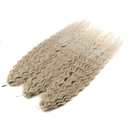 Idol 300g 22 Inch Ariel Curl Hair Water Wave Twist Crochet Synthetic Ombre Rainbow Color Braiding