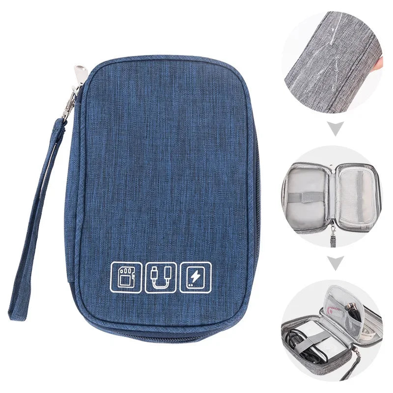 Electronic Organizer Bag – Waterproof Cable & Charger Storage Pouch