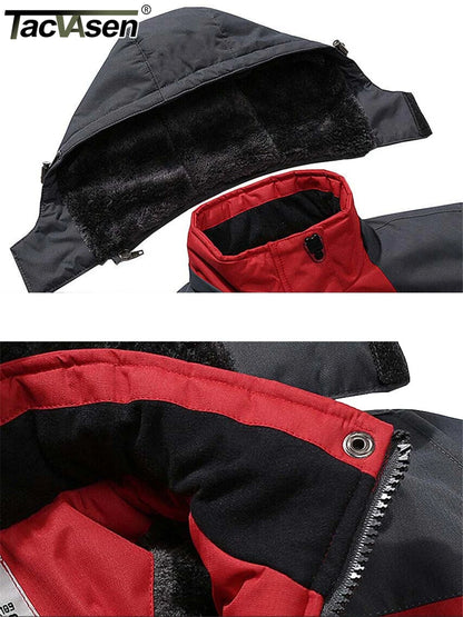 Men's Fleece-Lined Mountain Jacket – Removable Hood Hiking Coat