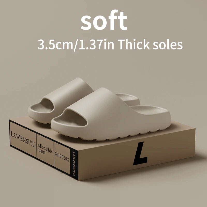 EVA Thick Sole Slide Slippers – Anti-Slip Unisex Indoor Outdoor