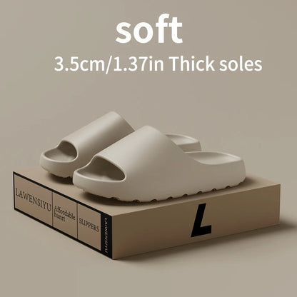 EVA Thick Sole Slide Slippers – Anti-Slip Unisex Indoor Outdoor