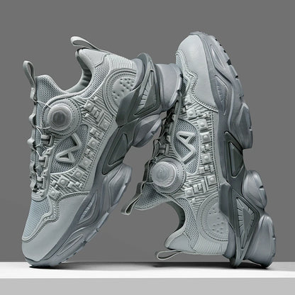 Men's Chunky Sneakers – Air Cushion Sole, Breathable Casual Running Shoes